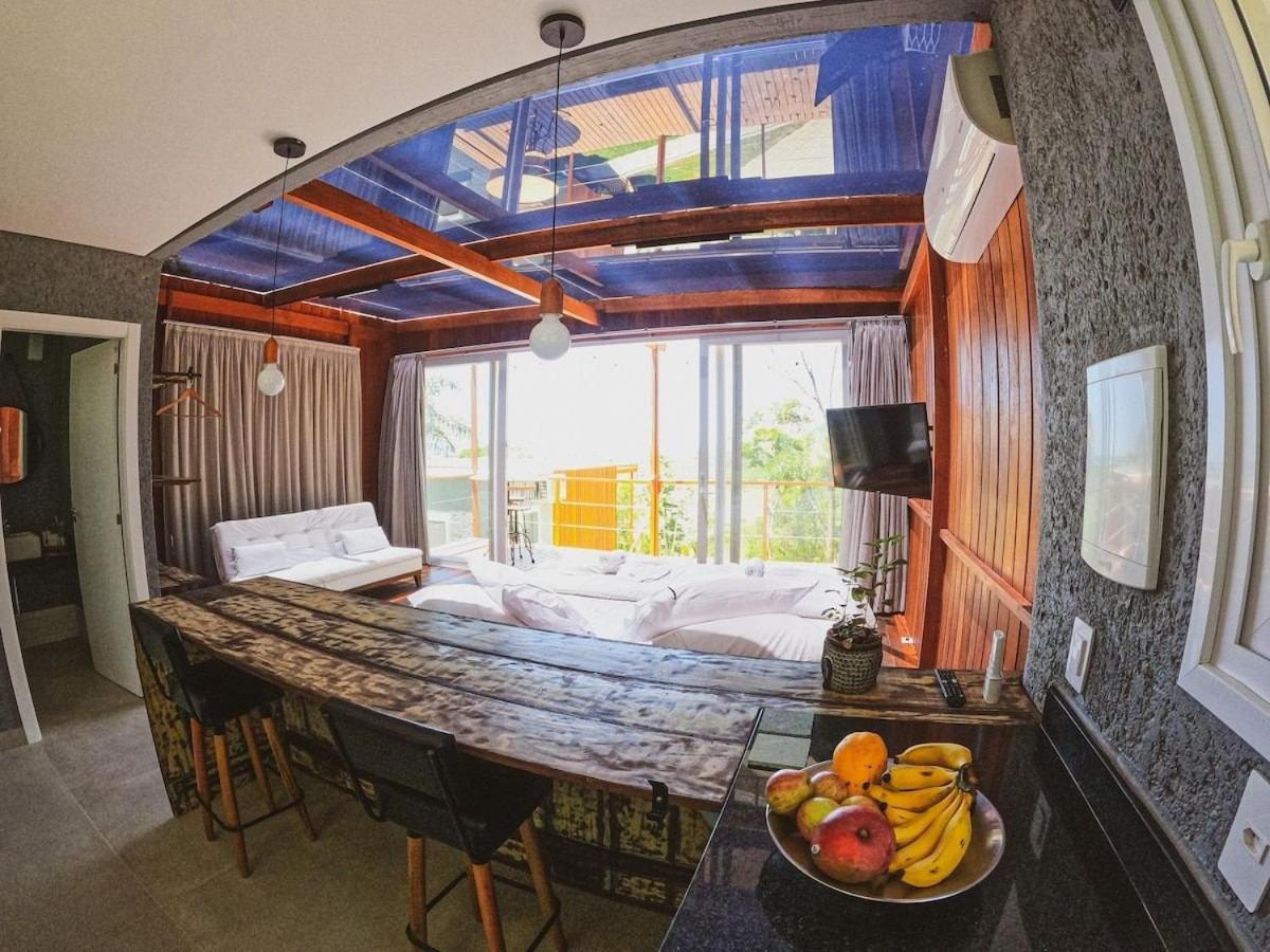 Casa De Vidro Alto Padrao - Hospedar Com Proposito Villa ฟลอเรียนอโปลิส ภายนอก รูปภาพ