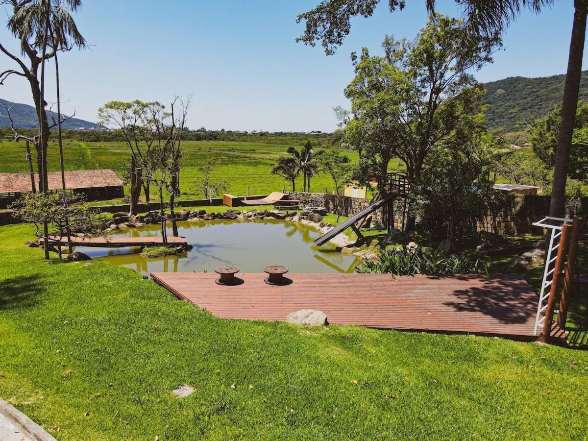 Casa De Vidro Alto Padrao - Hospedar Com Proposito Villa ฟลอเรียนอโปลิส ภายนอก รูปภาพ
