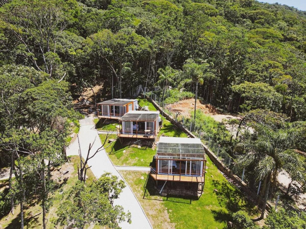Casa De Vidro Alto Padrao - Hospedar Com Proposito Villa ฟลอเรียนอโปลิส ภายนอก รูปภาพ