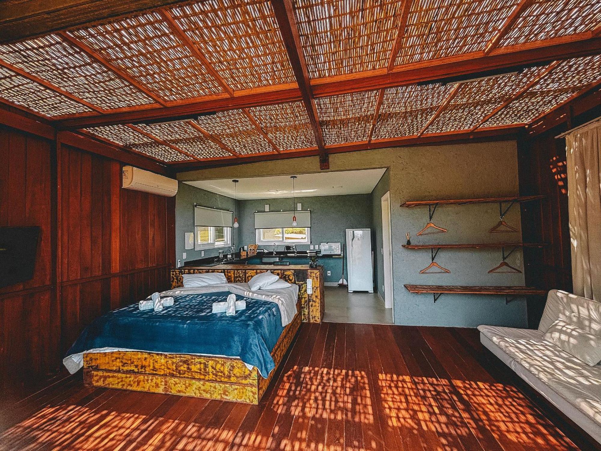 Casa De Vidro Alto Padrao - Hospedar Com Proposito Villa ฟลอเรียนอโปลิส ภายนอก รูปภาพ