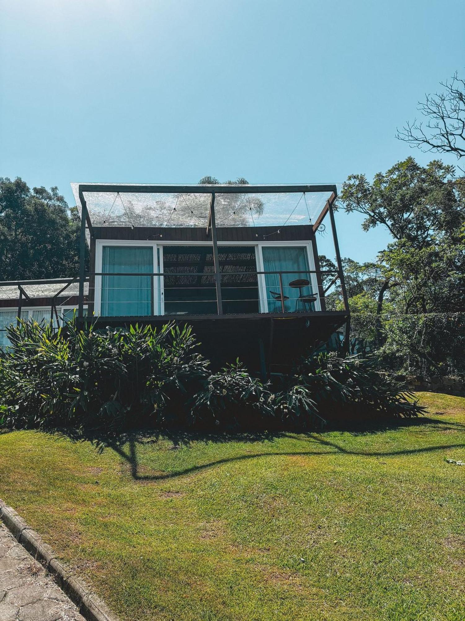 Casa De Vidro Alto Padrao - Hospedar Com Proposito Villa ฟลอเรียนอโปลิส ภายนอก รูปภาพ